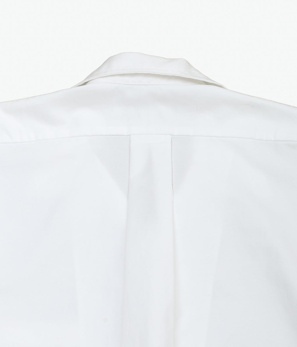 INDIVIDUALIZED SHIRTS ''CAMBRIDGE OX OVERSIZED CAMP COLLAR S/S'' (WHITE)