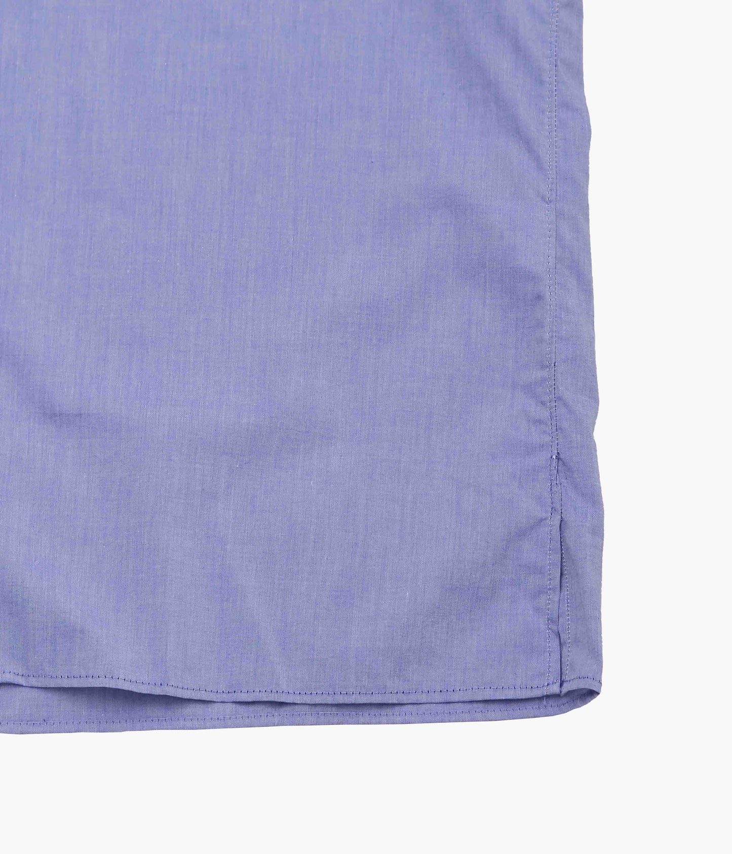 INDIVIDUALIZED SHIRTS ''CAMP COLLAR S/S'' (INDIGO CHAMBRAY)