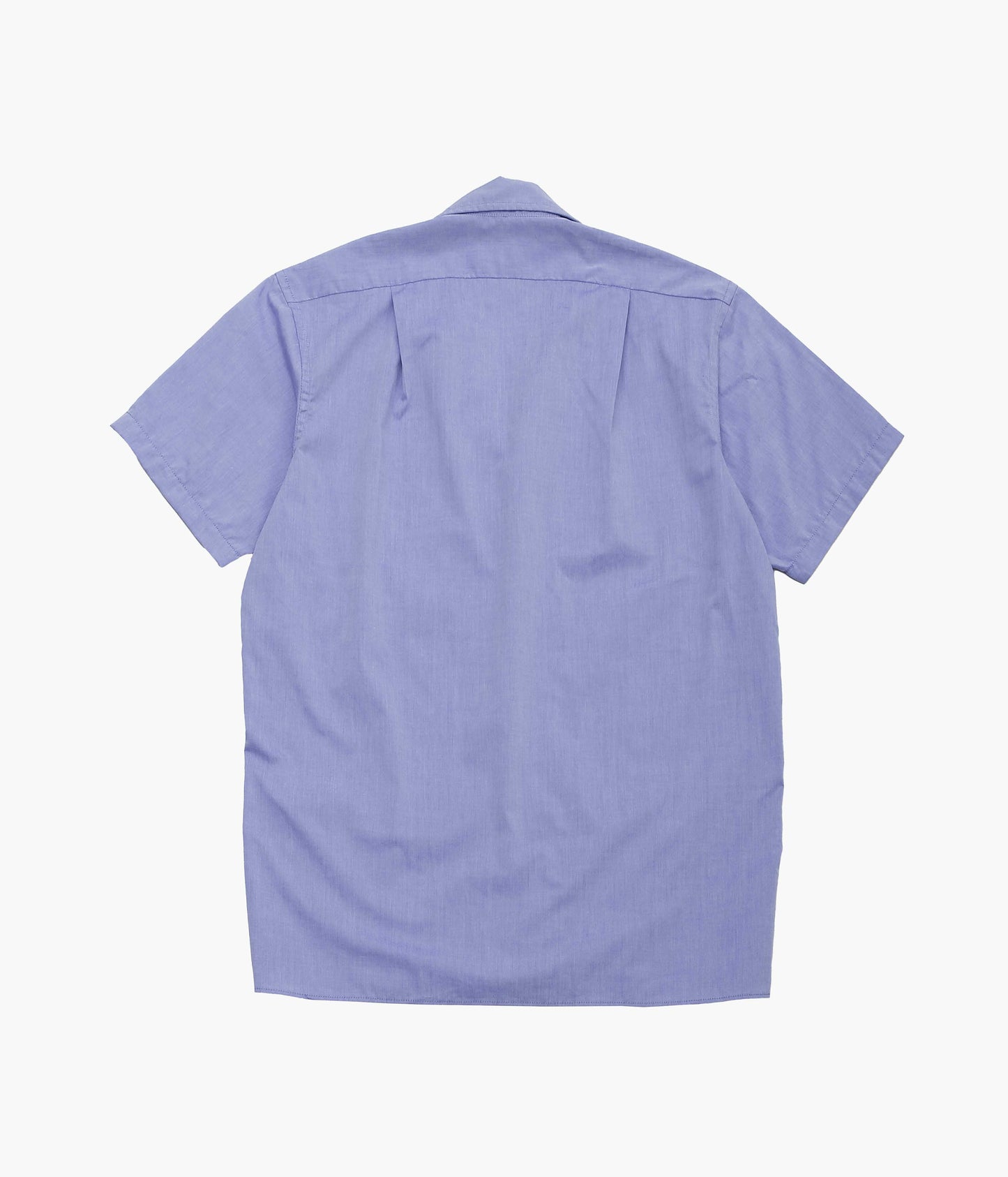 INDIVIDUALIZED SHIRTS ''CAMP COLLAR S/S'' (INDIGO CHAMBRAY)