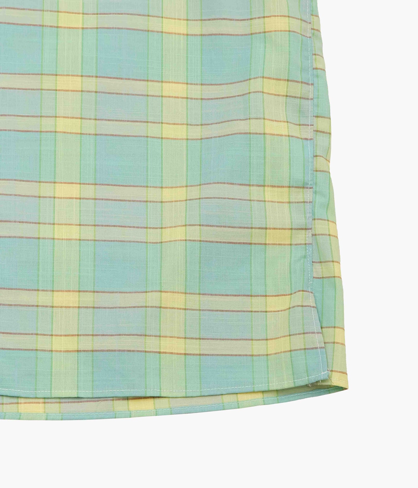 INDIVIDUALIZED SHIRTS ''CAMP COLLAR S/S'' (MADRAS)