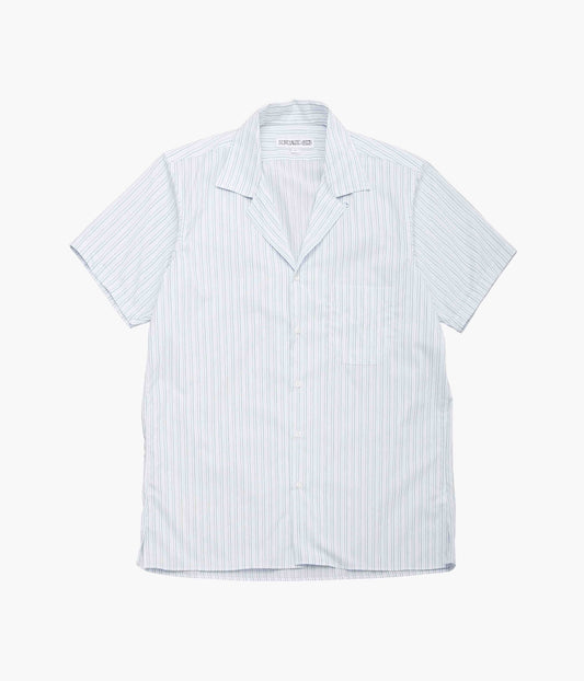 INDIVIDUALIZED SHIRTS ''CAMP COLLAR S/S'' (MULTI STRIPE)