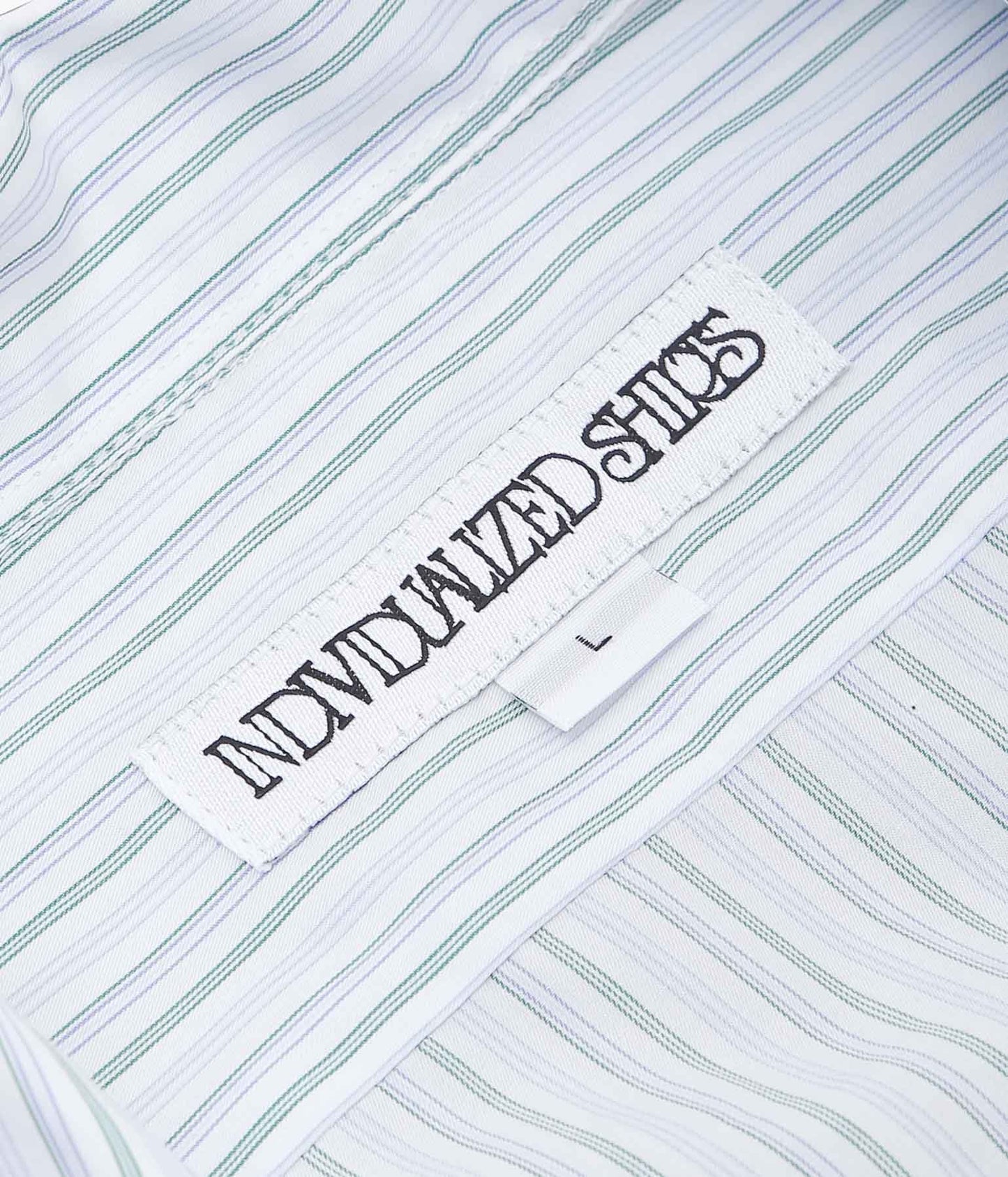 INDIVIDUALIZED SHIRTS ''CAMP COLLAR S/S'' (MULTI STRIPE)