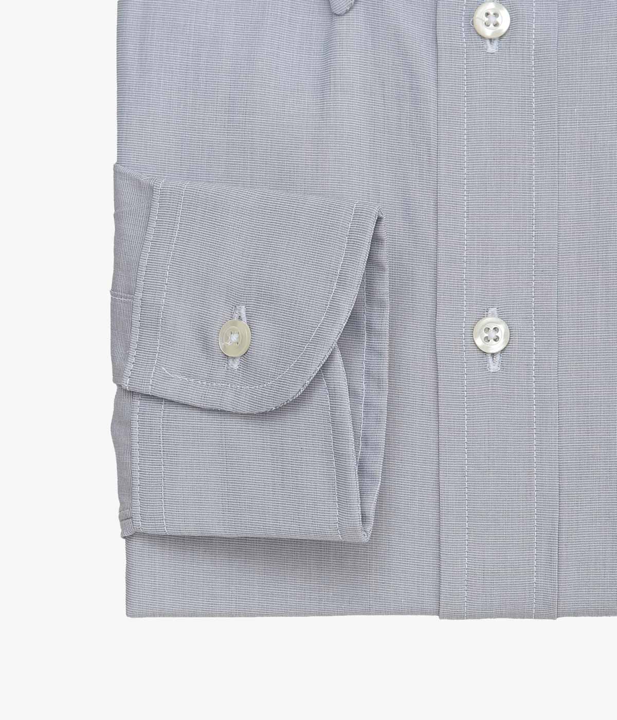 INDIVIDUALIZED SHIRTS ''END ON END(CLASSIC FIT BUTTON DOWN SHIRT)'' (LT.GRAY)