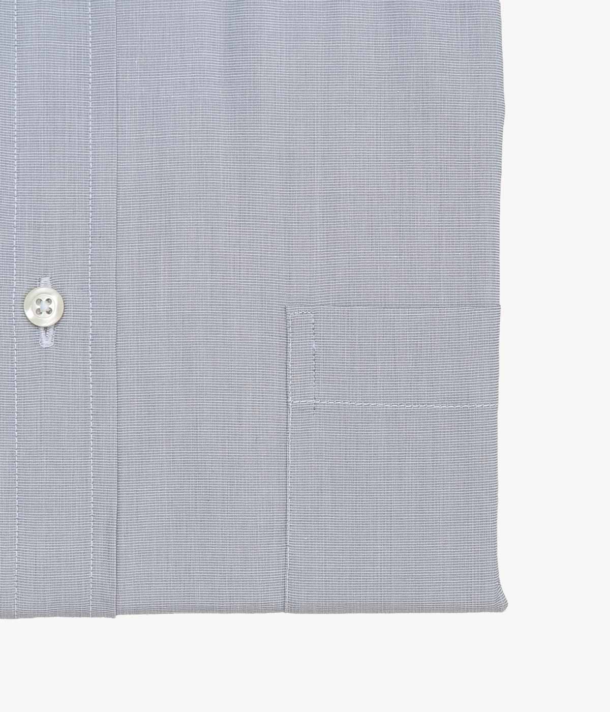 INDIVIDUALIZED SHIRTS ''END ON END(CLASSIC FIT BUTTON DOWN SHIRT)'' (LT.GRAY)