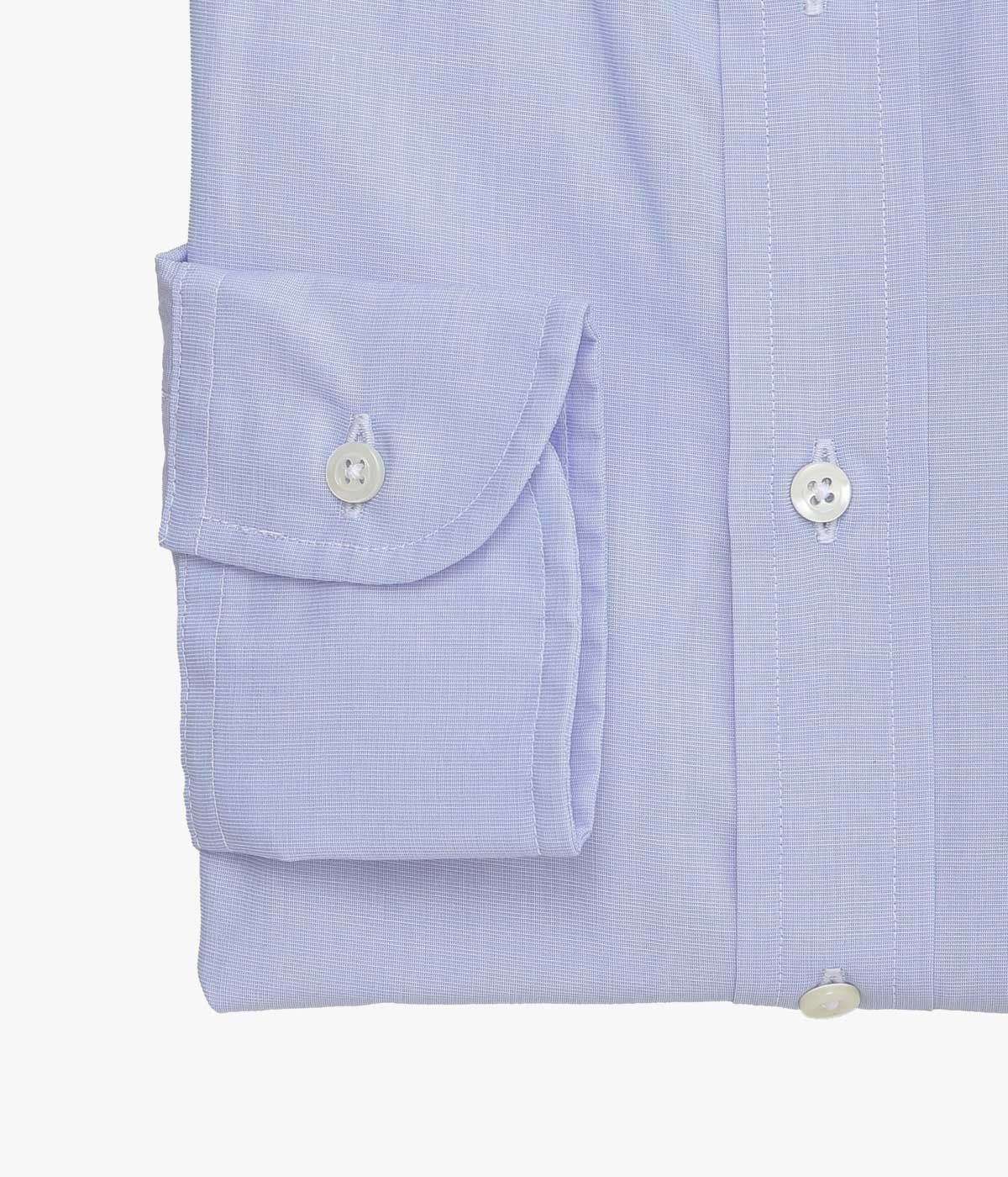 INDIVIDUALIZED SHIRTS ''END ON END(STANDARD FIT BUTTON DOWN SHIRT)'' (LT.BLUE)