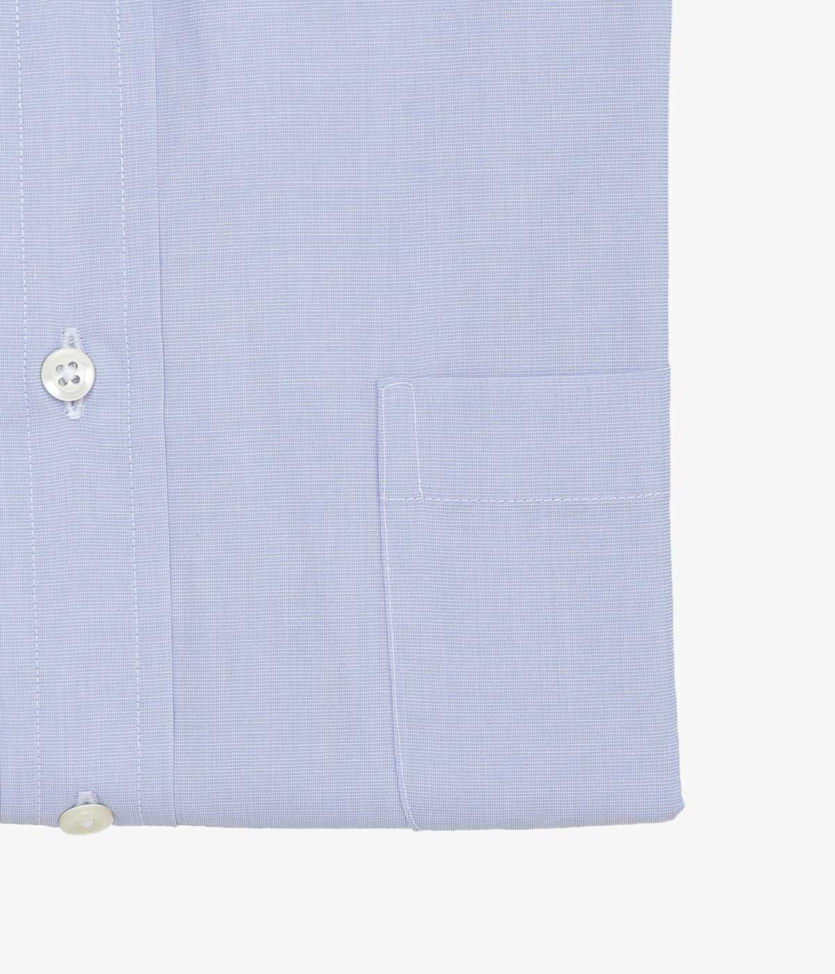 INDIVIDUALIZED SHIRTS ''END ON END(STANDARD FIT BUTTON DOWN SHIRT)'' (LT.BLUE)