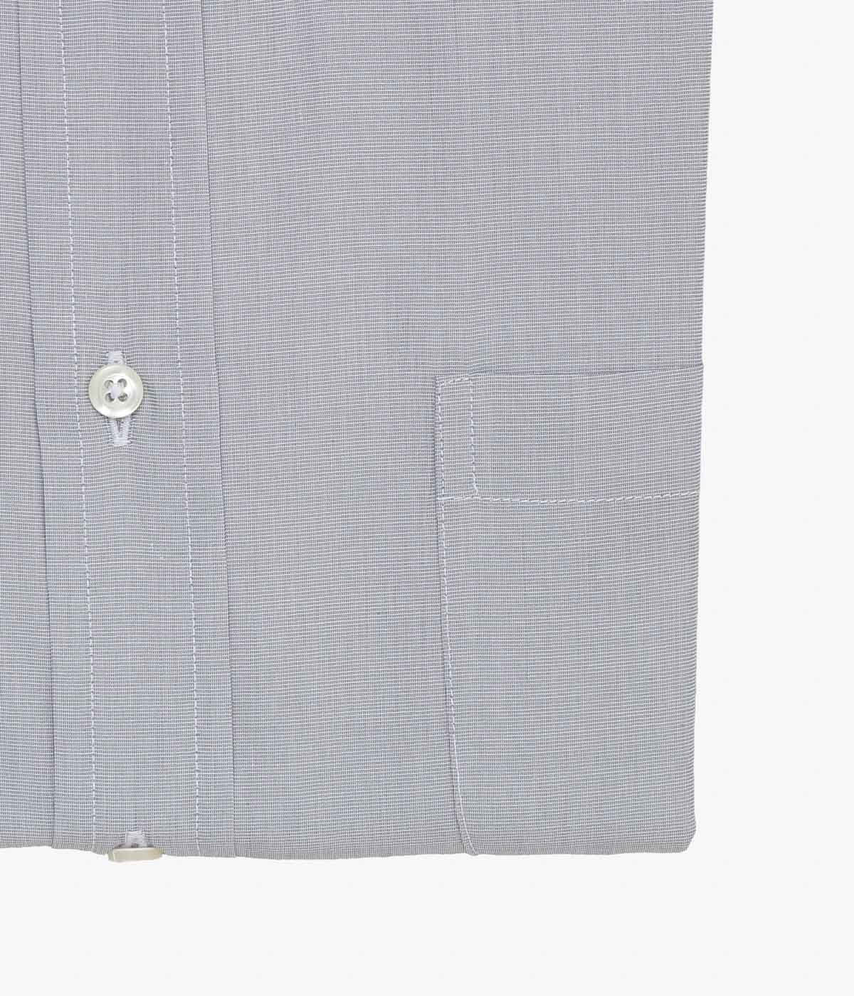 INDIVIDUALIZED SHIRTS ''END ON END(STANDARD FIT BUTTON DOWN SHIRT)'' (LT.GRAY)