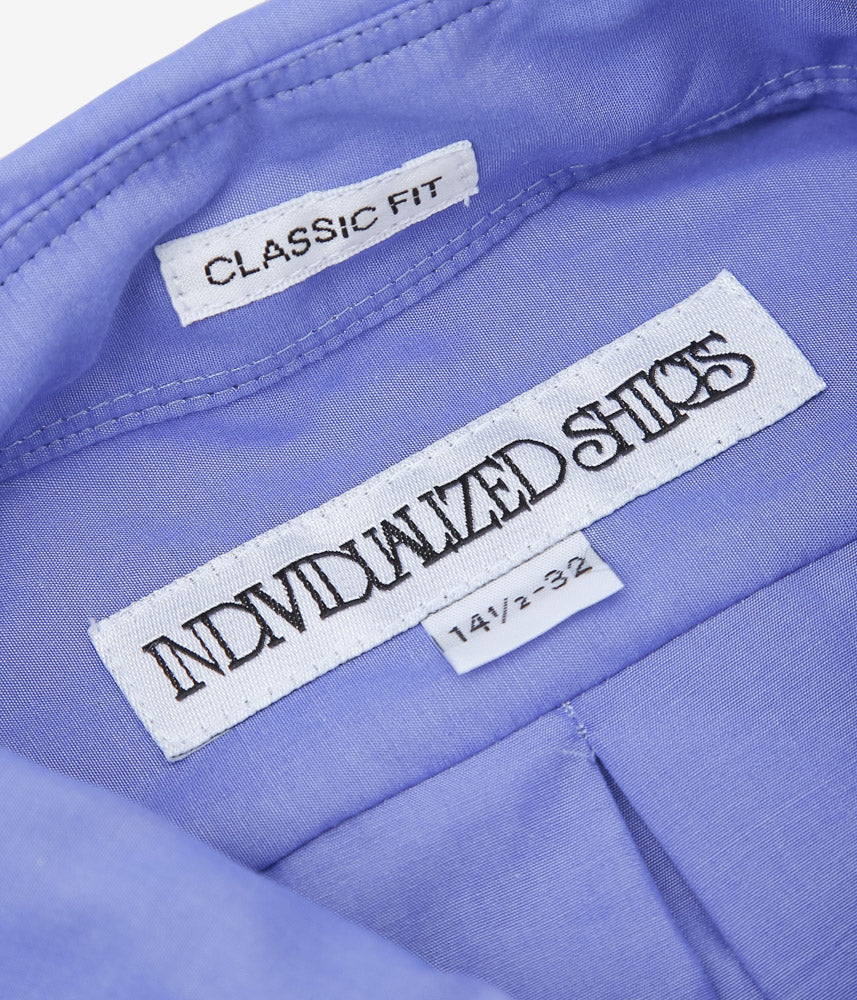 INDIVIDUALIZED SHIRTS ''INDG CHAMBRAY(CLASSIC FIT BUTTON DOWN SHIRT)'' (FRENCH BLUE)
