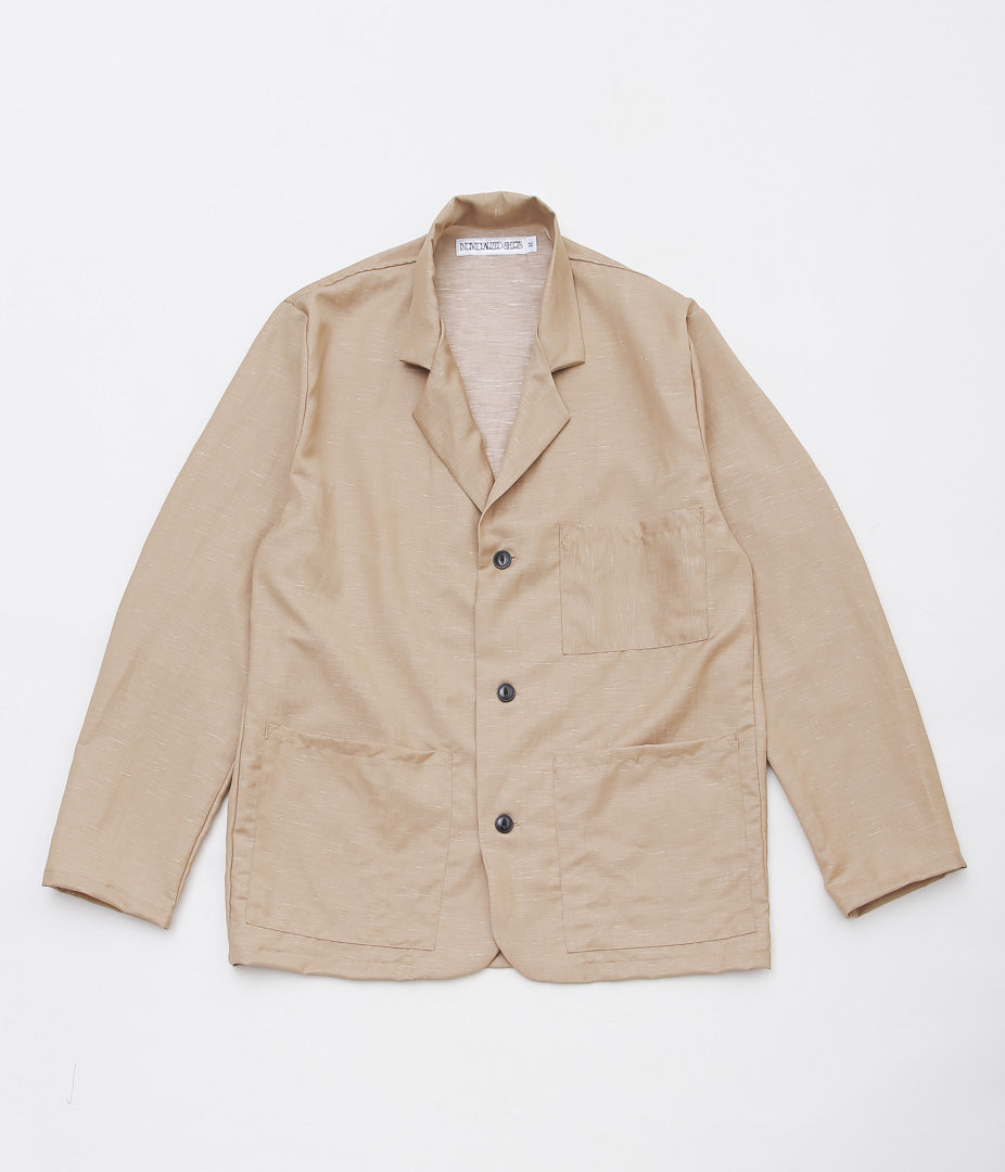 INDIVIDUALIZED SHIRTS ''LOUNGER JACKET'' (BEIGE)