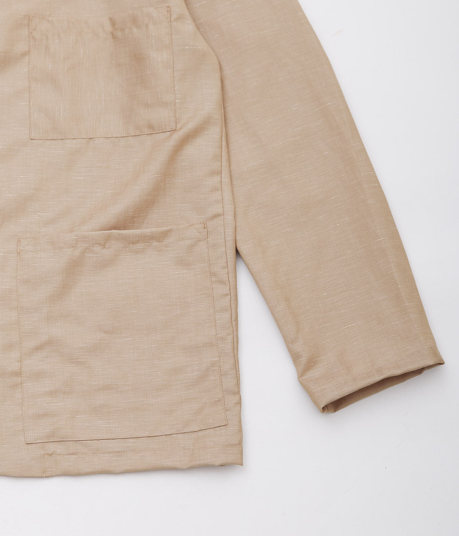 INDIVIDUALIZED SHIRTS ''LOUNGER JACKET'' (BEIGE)