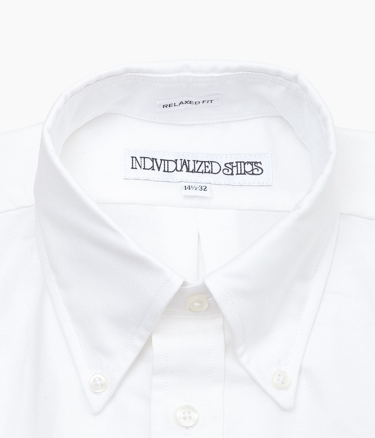 INDIVIDUALIZED SHIRTS''REGATTA OXFORD(RELAXED FIT BUTTON DOWN SHIRT)'' (WHITE)