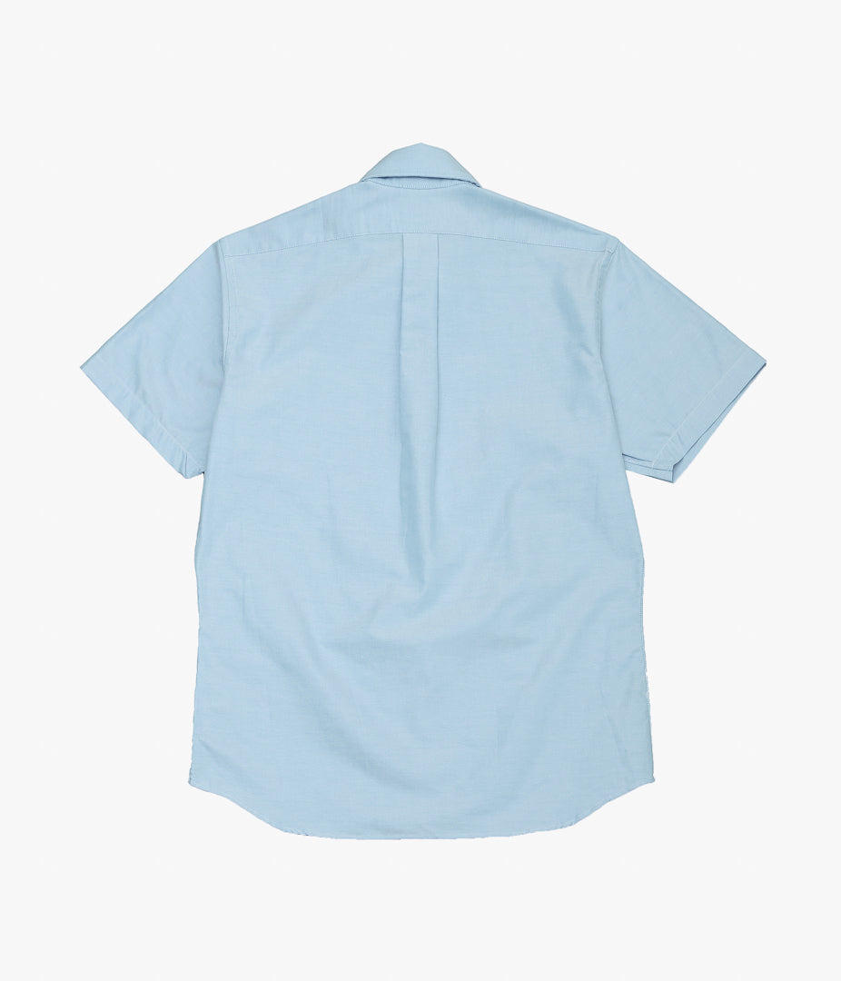 INDIVIDUALIZED SHIRTS ''THE IVY POPOVER SHORT SLEEVE SHIRTS'' (BLUE)