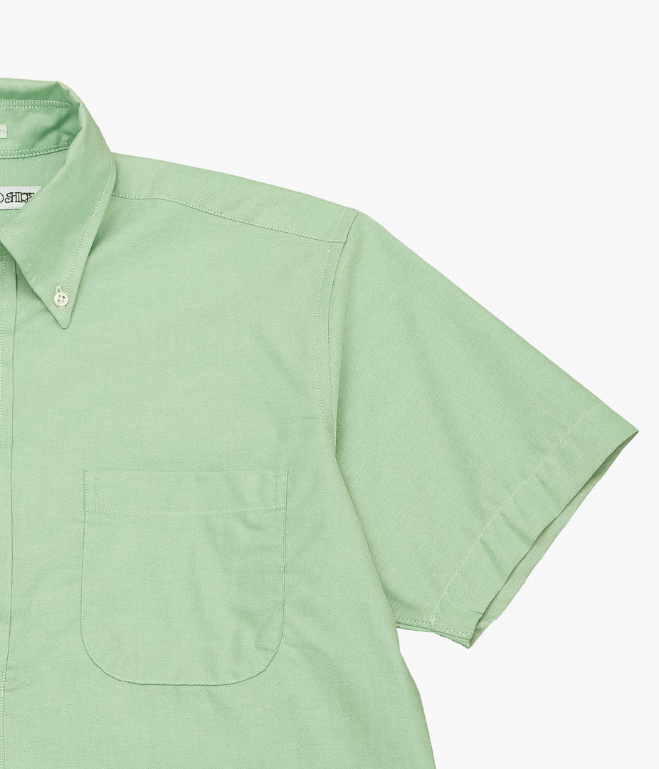 INDIVIDUALIZED SHIRTS ''THE IVY POPOVER SHORT SLEEVE SHIRTS''(GREEN)