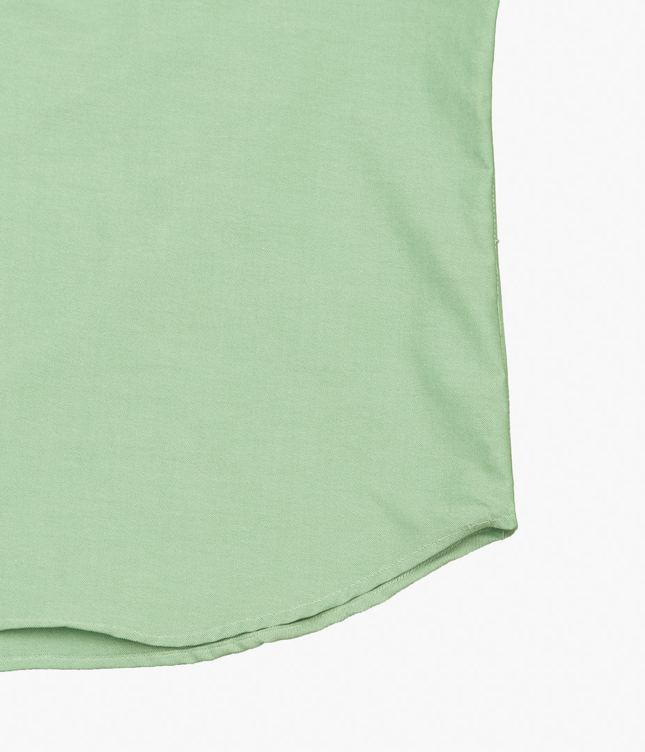 INDIVIDUALIZED SHIRTS ''THE IVY POPOVER SHORT SLEEVE SHIRTS''(GREEN)