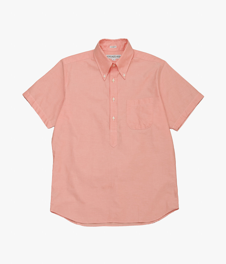 INDIVIDUALIZED SHIRTS ''THE IVY POPOVER SHORT SLEEVE SHIRTS'' (ORANGE)