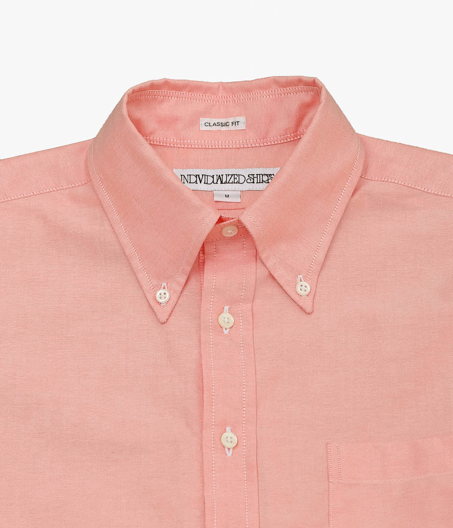 INDIVIDUALIZED SHIRTS ''THE IVY POPOVER SHORT SLEEVE SHIRTS'' (ORANGE)