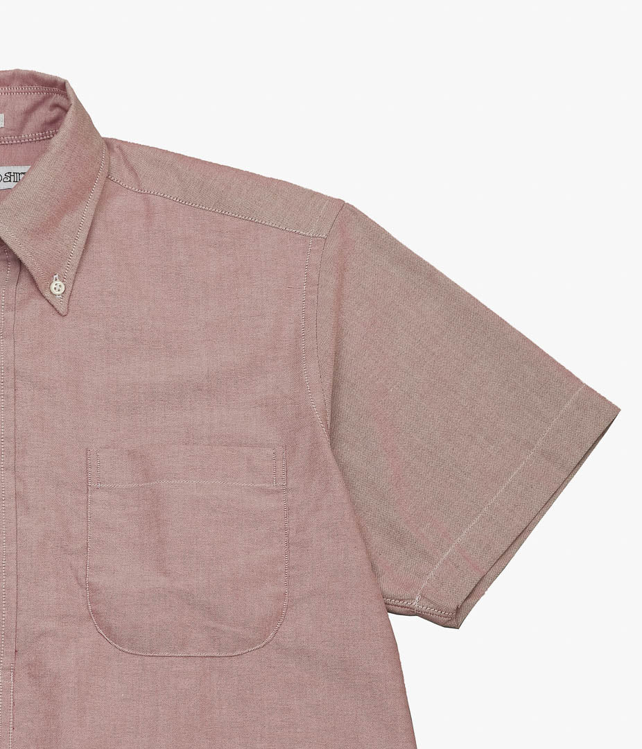 INDIVIDUALIZED SHIRTS ''THE IVY POPOVER SHORT SLEEVE SHIRTS''(RED)