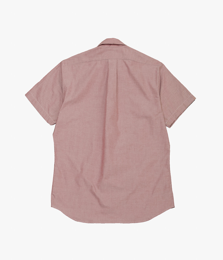 INDIVIDUALIZED SHIRTS ''THE IVY POPOVER SHORT SLEEVE SHIRTS''(RED)
