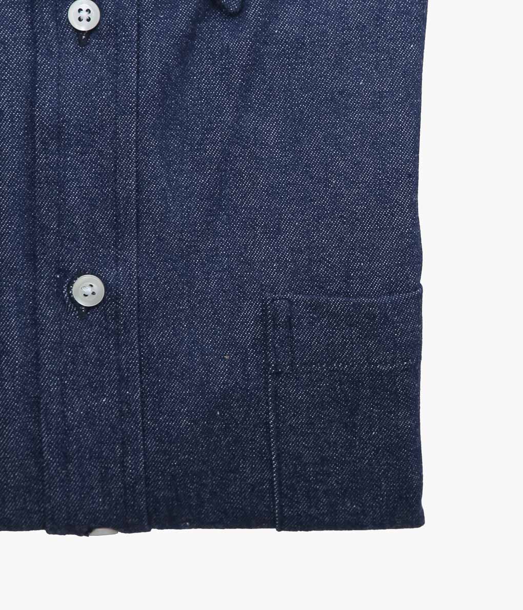 INDIVIDUALIZED SHIRTS ''VINTAGE DENIM(CLASSIC FIT BUTTON DOWN SHIRT)'' (INDIGO)