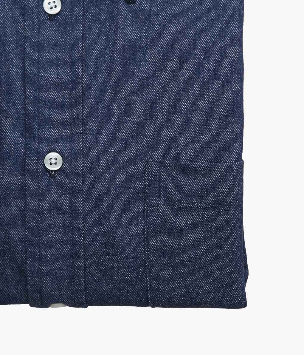 INDIVIDUALIZED SHIRTS ''VINTAGE DENIM(STANDARD FIT BUTTON DOWN SHIRT)'' (INDIGO)