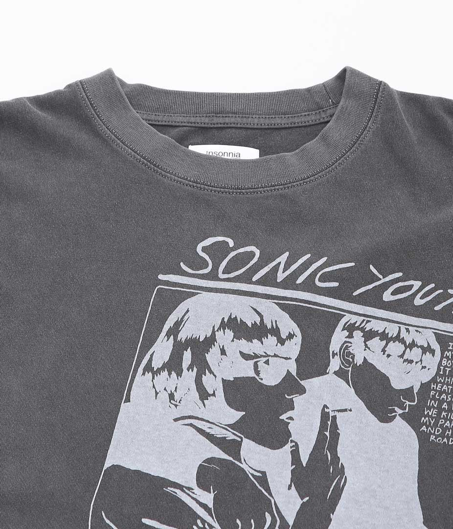 INSONNIA PROJECTS ''MULTI PRINT LS TEE TYPE-A'' (BLACK)