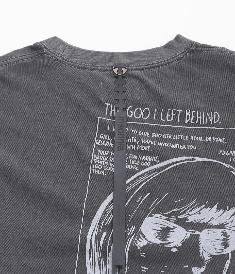 INSONNIA PROJECTS ''MULTI PRINT LS TEE TYPE-A'' (BLACK)