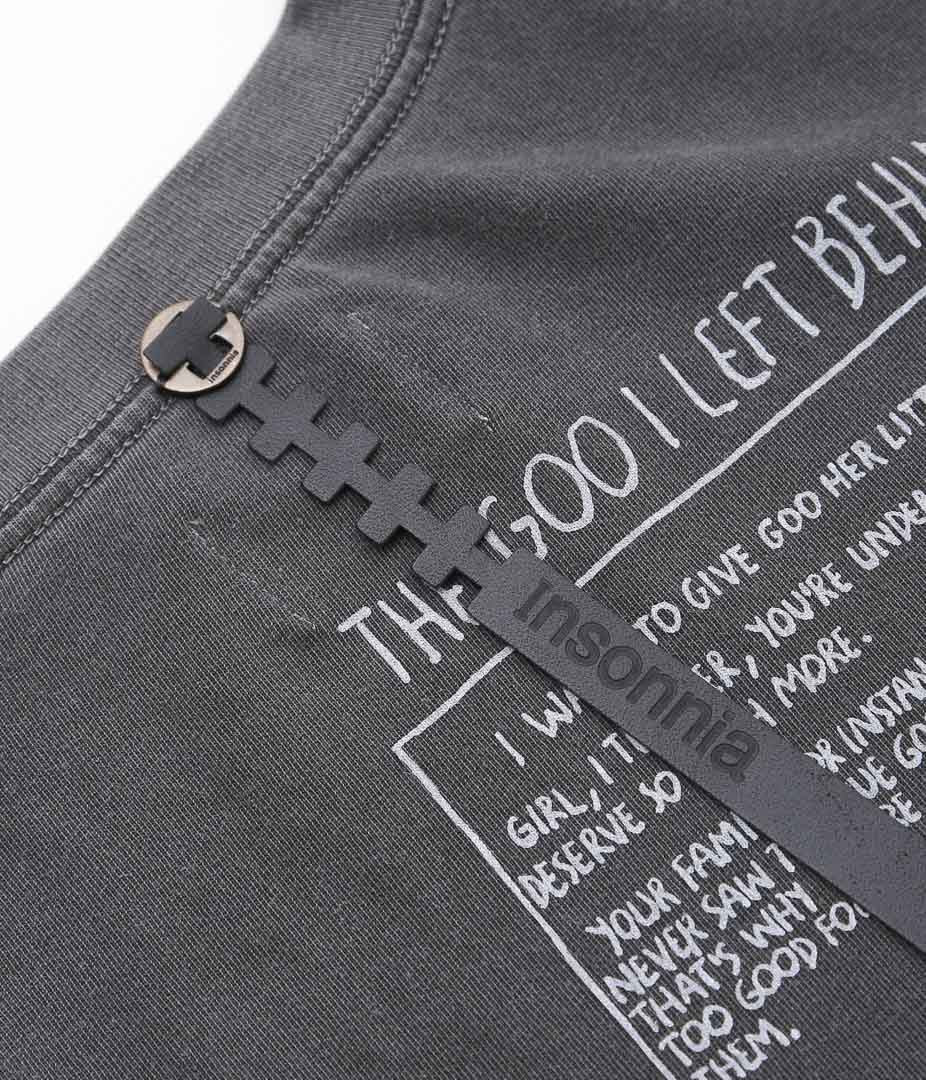 INSONNIA PROJECTS ''MULTI PRINT LS TEE TYPE-A'' (BLACK)