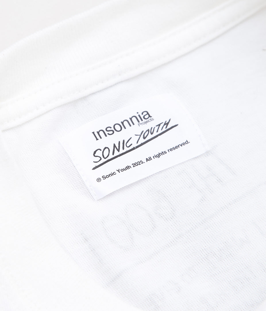 INSONNIA PROJECTS ''MULTI PRINT LS TEE TYPE-A'' (WHITE)