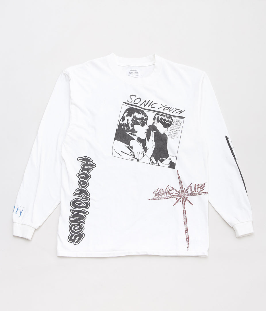 INSONNIA PROJECTS ''MULTI PRINT LS TEE TYPE-A'' (WHITE)