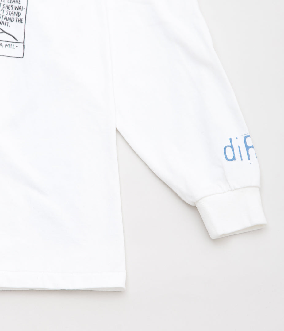 INSONNIA PROJECTS ''MULTI PRINT LS TEE TYPE-A'' (WHITE)