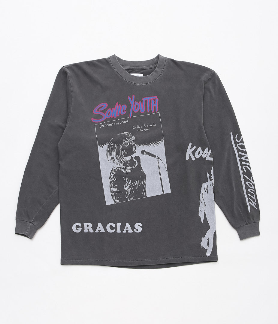 INSONNIA PROJECTS ''MULTI PRINT LS TEE TYPE-B'' (BLACK)