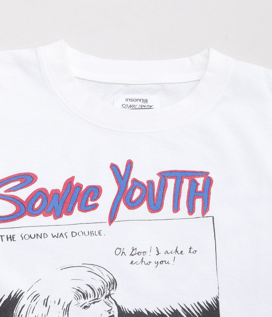 INSONNIA PROJECTS ''MULTI PRINT LS TEE TYPE-B'' (WHITE)