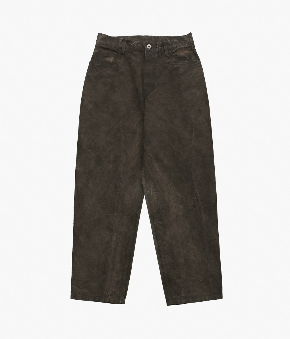 JAMES COWARD ''5PKT JEAN / COTTON WASHI DUCK CLOTH'' (PERSIMMON GARMENT DYED)