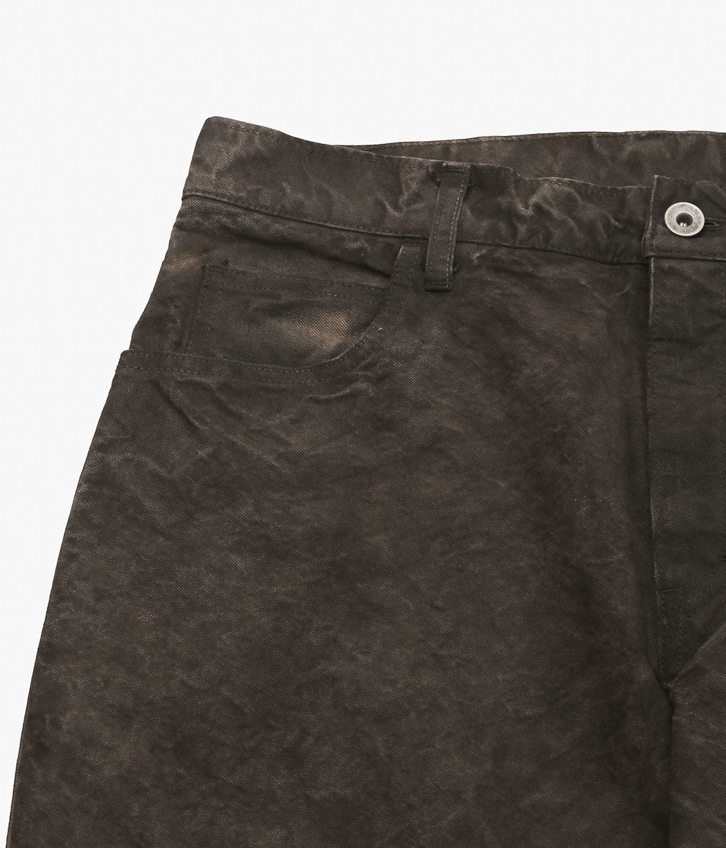 JAMES COWARD ''5PKT JEAN / COTTON WASHI DUCK CLOTH'' (PERSIMMON GARMENT DYED)