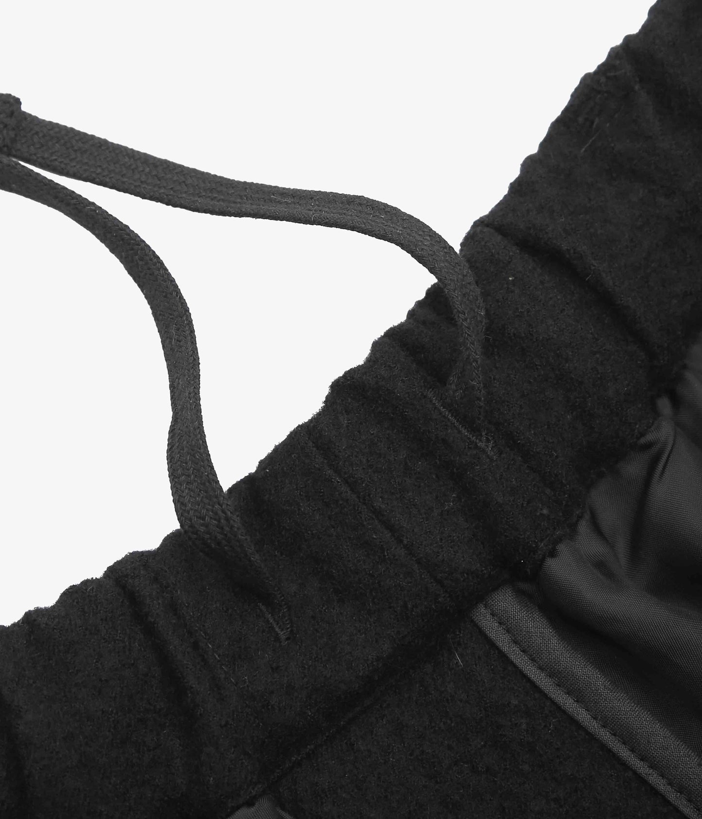 JAMES COWARD ''CARRY ON PANT|WOOL FLANNEL'' (BLACK)