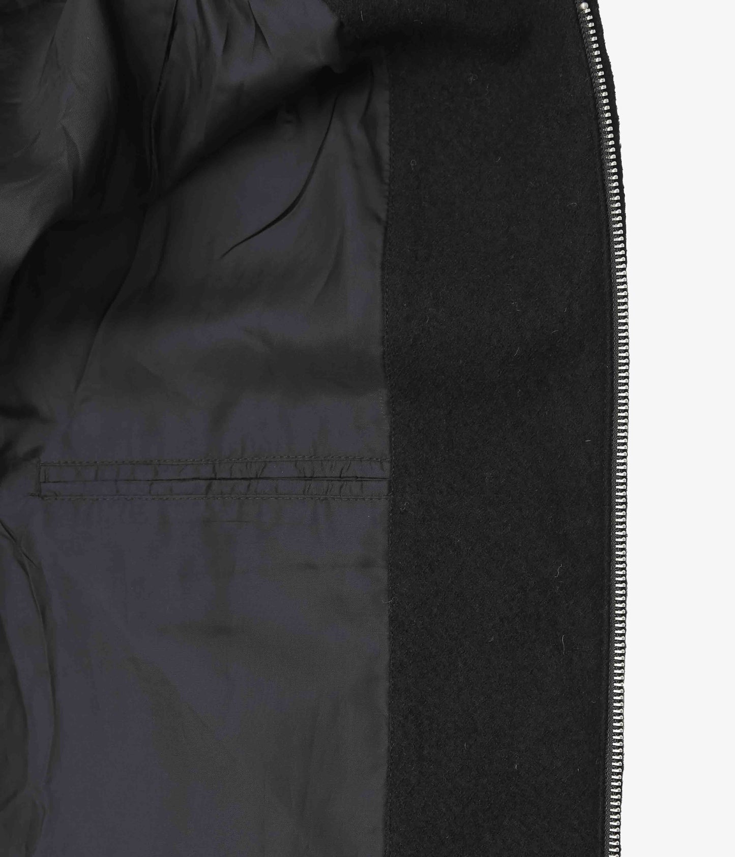 JAMES COWARD ''MACHINE JACKET|WOOL FLANNEL'' (BLACK)