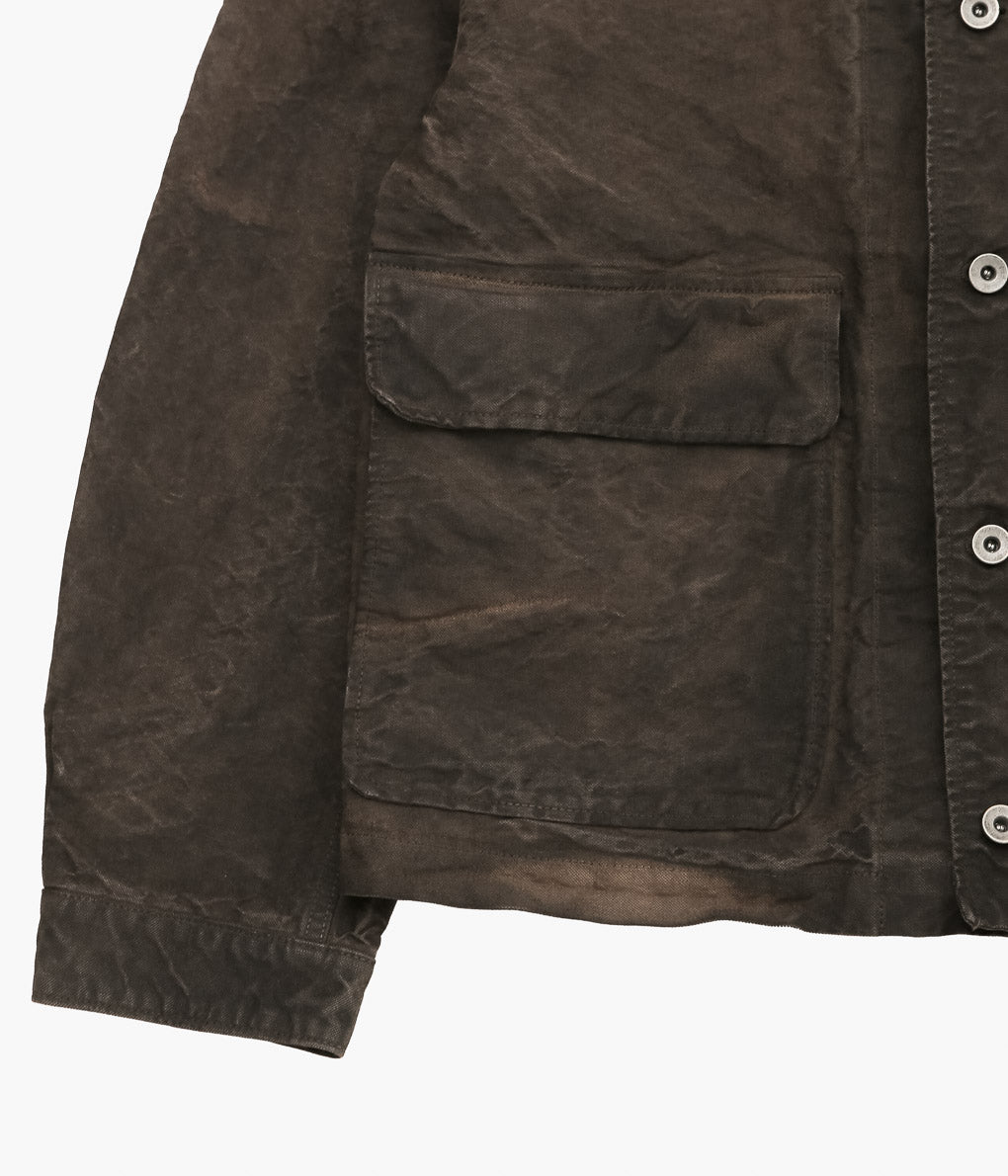 JAMES COWARD ''REPLICA JACKET / COTTON WASHI DUCK CLOTH'' (PERSIMMON GARMENT DYED)