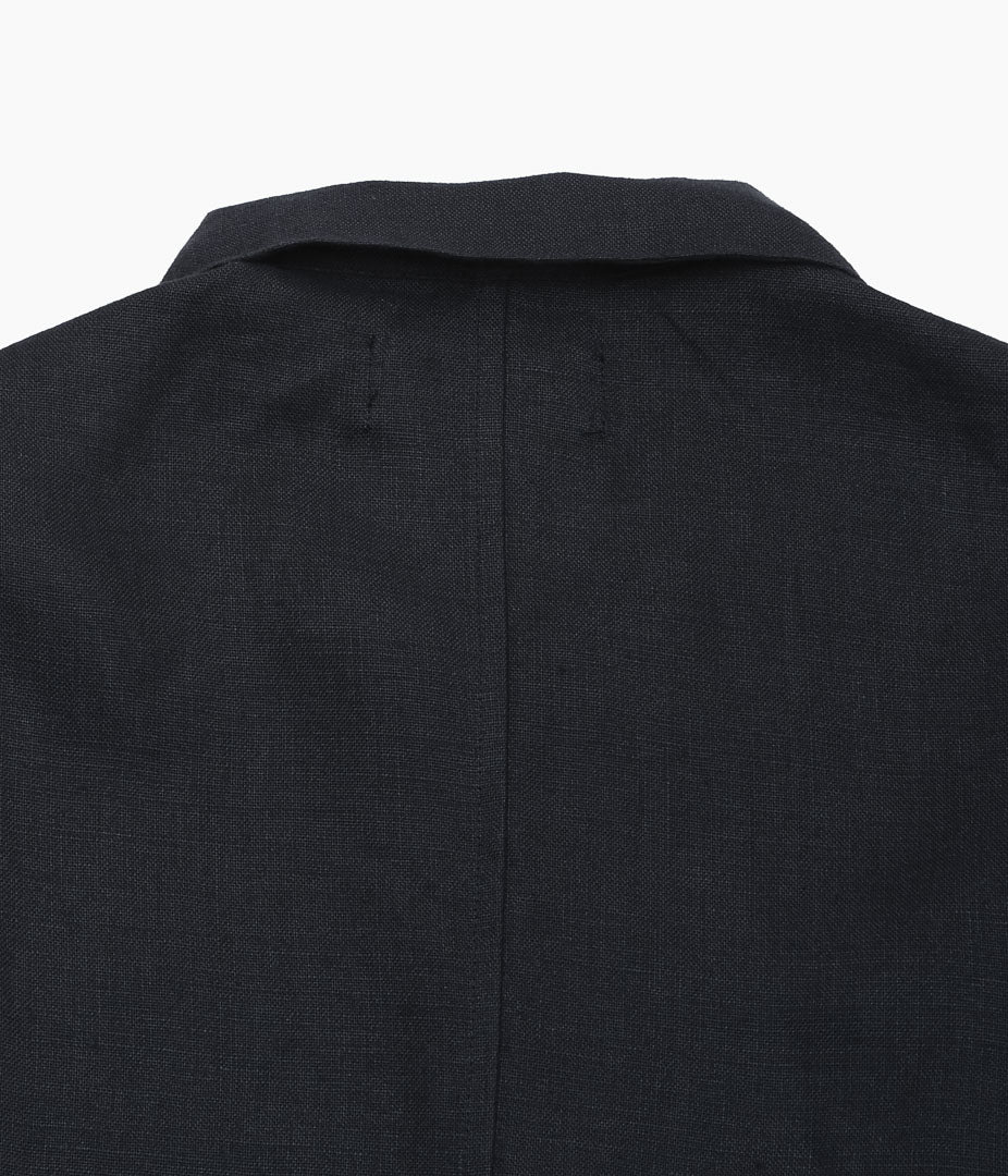 JAMES COWARD ''TRANSPORT SHIRT / WELTERWEIGHT BELGIAN LINEN'' (BLACK)