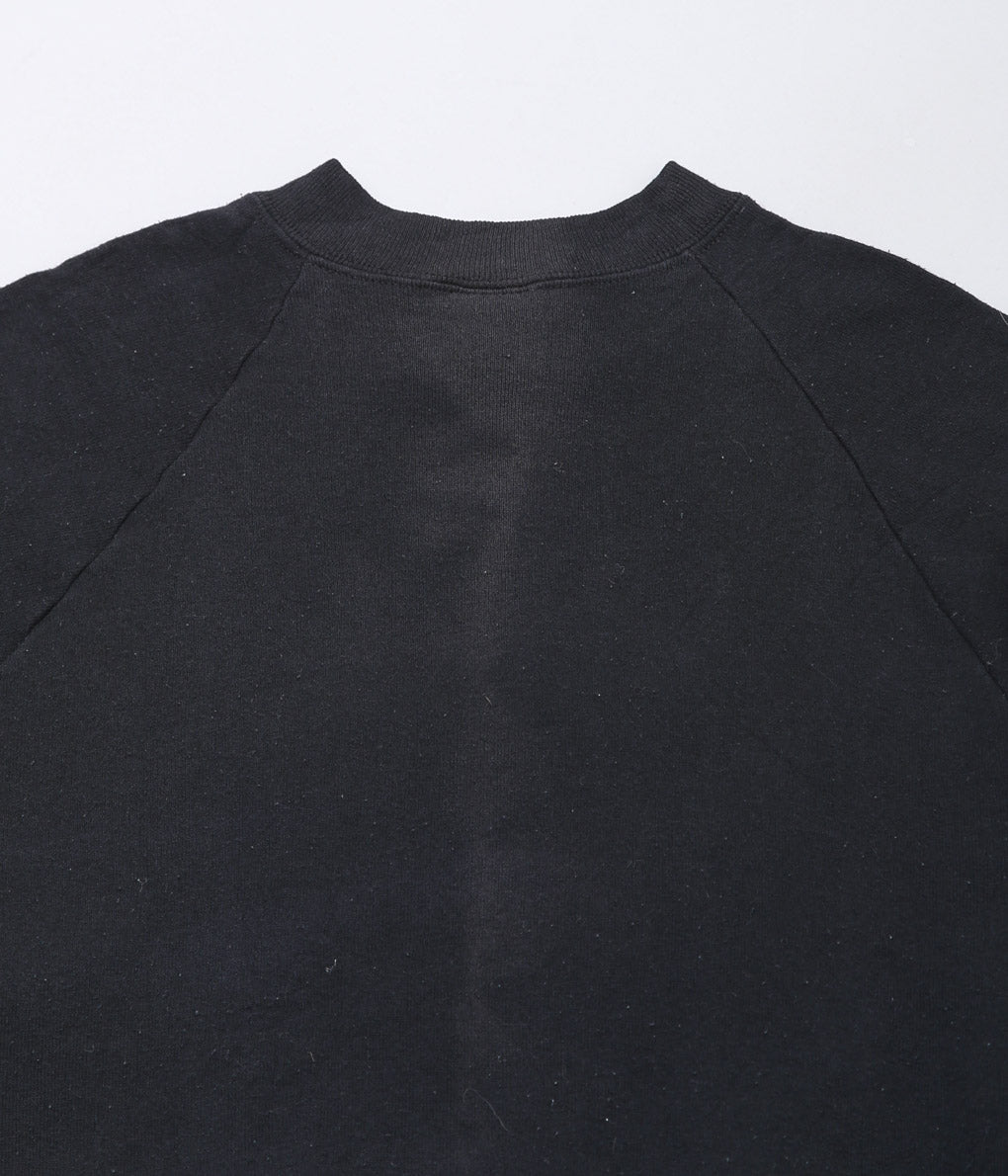 USED&VINTAGE ''JERZEES "KANSAS" SWEATSHIRT'' (BLACK)