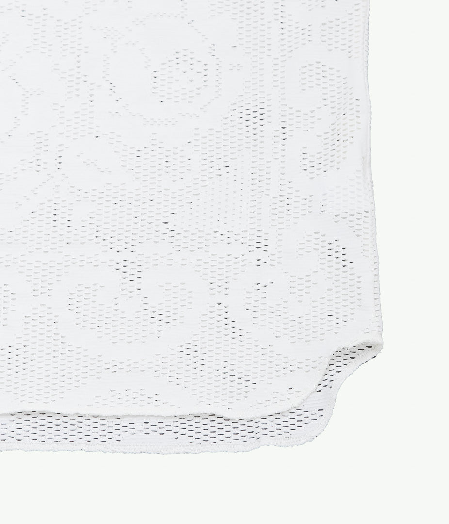 JONNLYNX ''MESH FLOWER TANK'' (WHITE)