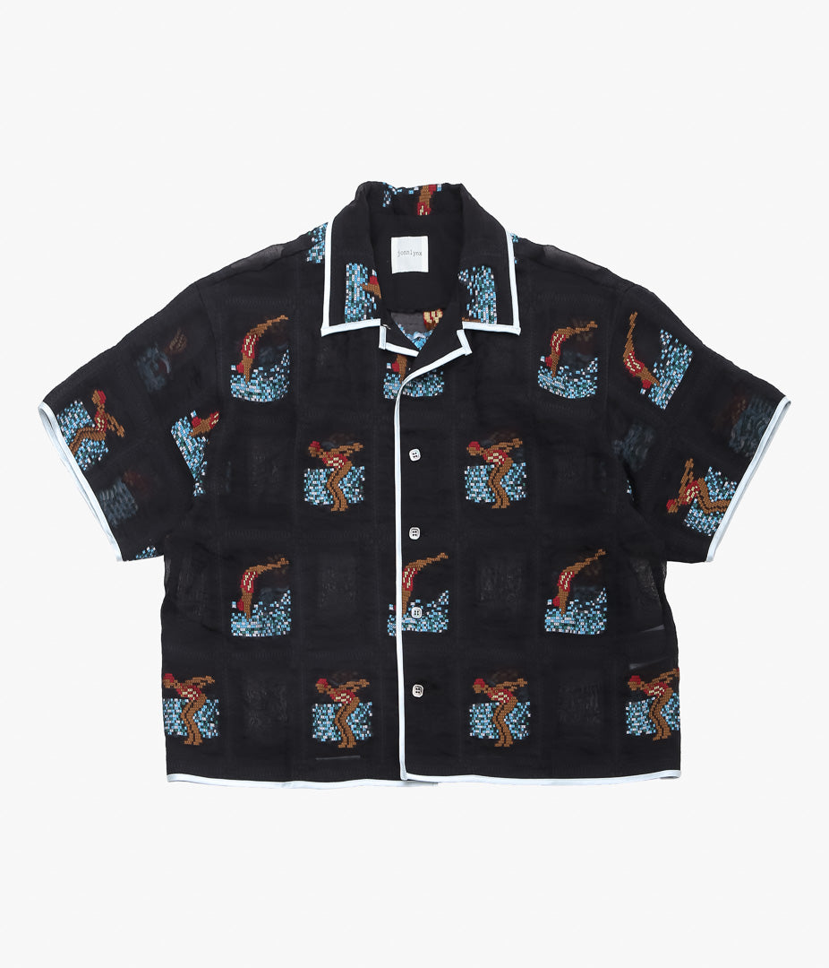 JONNLYNX ''SWIMMING GIRL SHIRTS'' (BLACK)