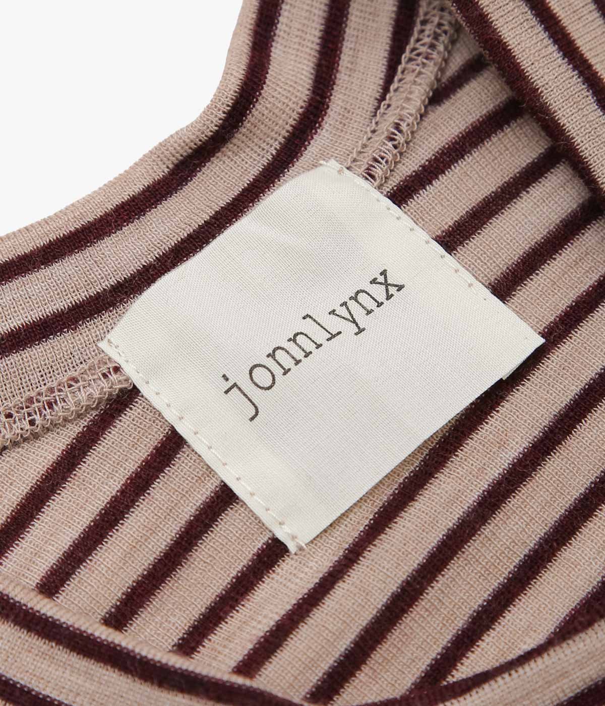 JONNLYNX ''WOOL RIB TEE'' (ENJI×BEIGE)