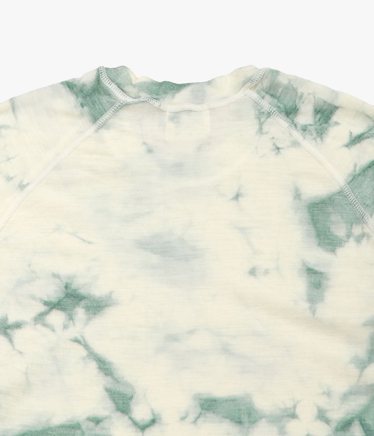 JONNLYNX ''WOOL RIB TEE'' (TIE DYE GREEN)