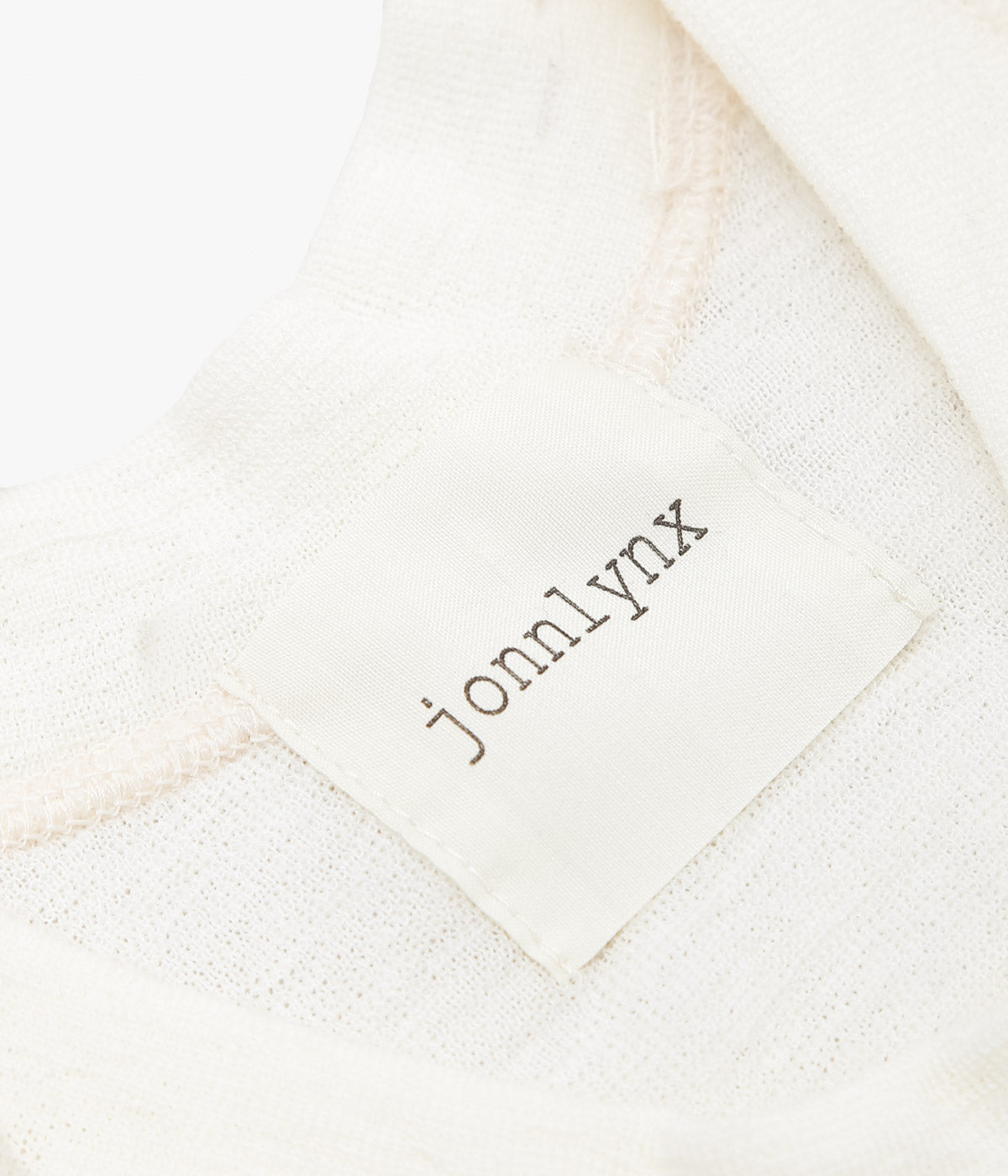 JONNLYNX ''WOOL RIB TEE'' (WHITE)