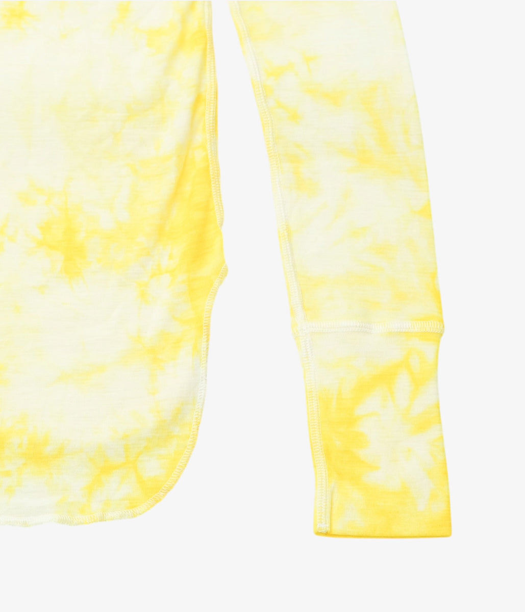 JONNLYNX ''WOOL RIB TEE'' (TAIDAI YELLOW)