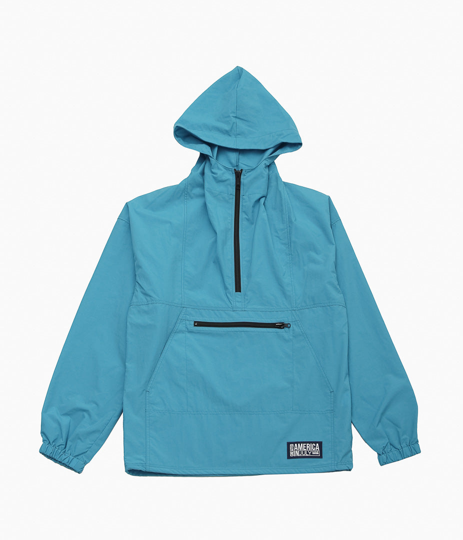 JULY NINE ''ANORAK HOODIE'' (TURQUOISE)