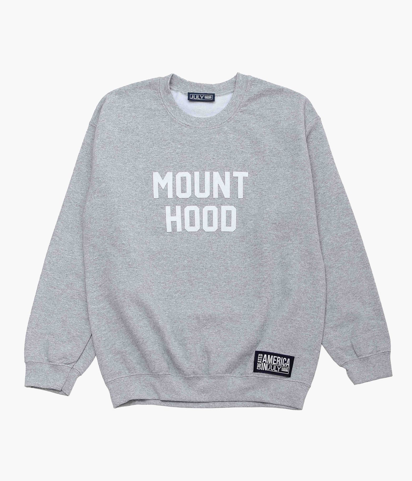 JULY NINE ''LETTERD SWEAT / MOUNT HOOD'' (GRAY)