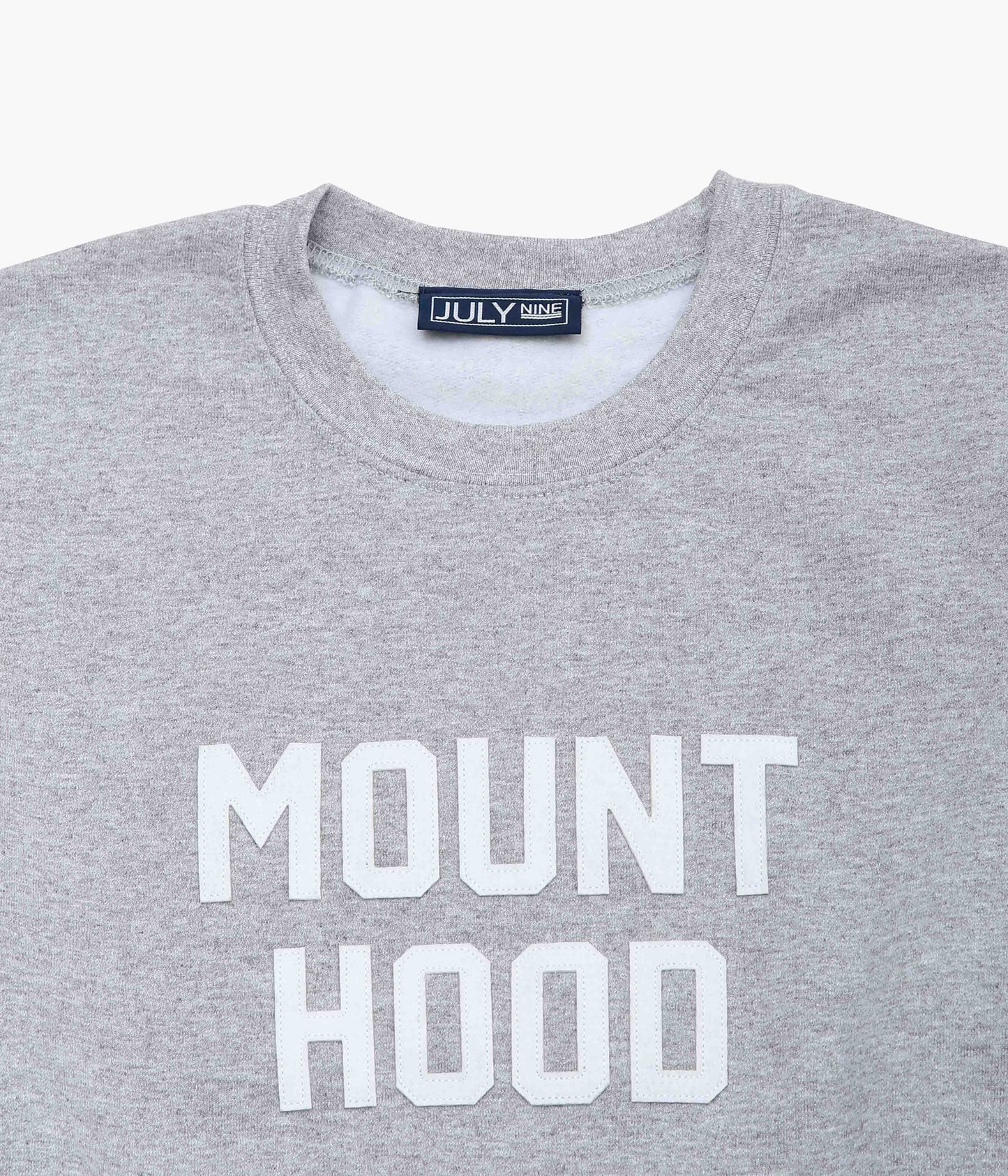 JULY NINE ''LETTERD SWEAT / MOUNT HOOD'' (GRAY)