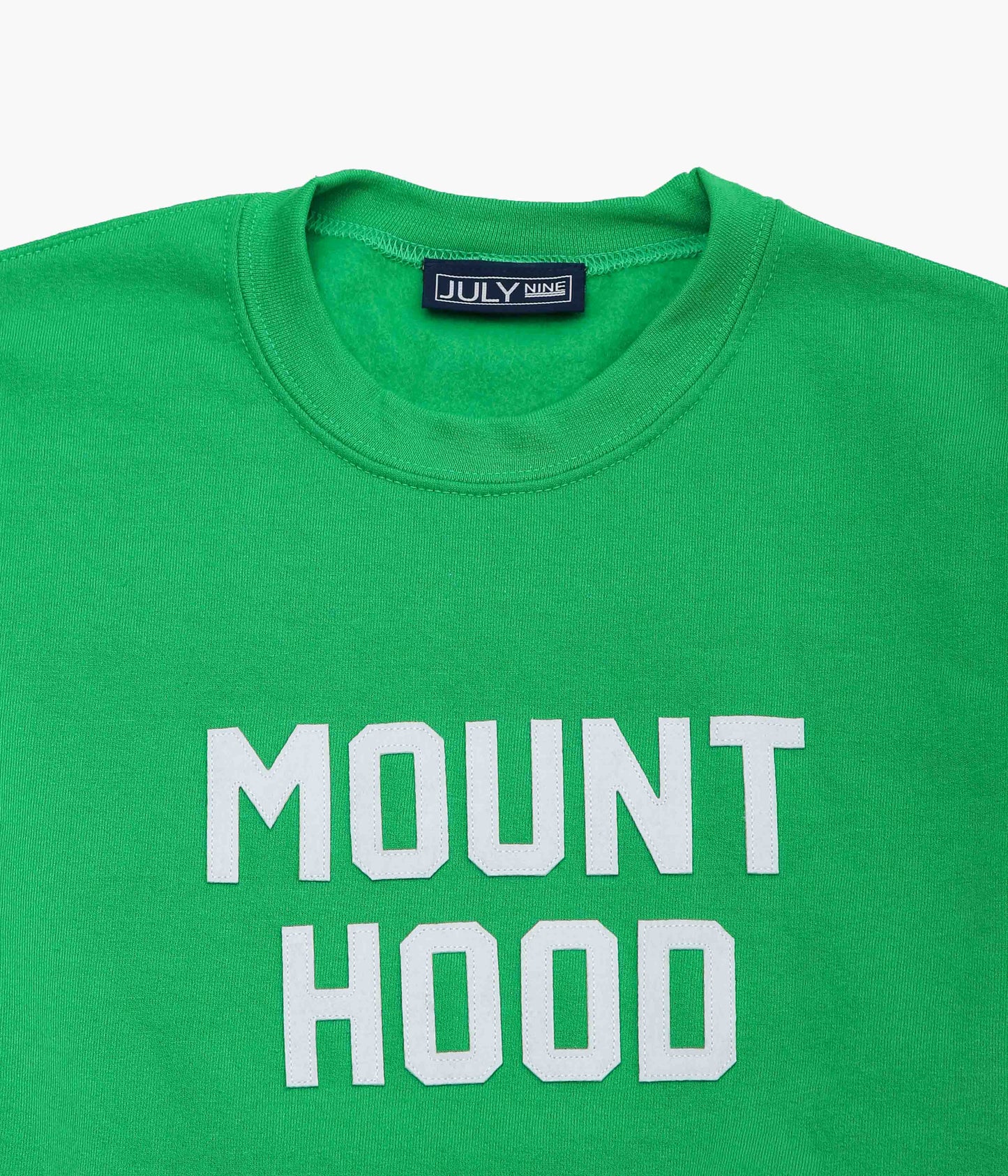 JULY NINE ''LETTERD SWEAT / MOUNT HOOD'' (GREEN)