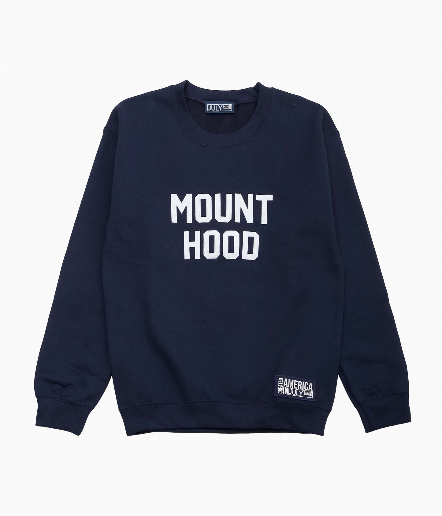 JULY NINE ''LETTERD SWEAT / MOUNT HOOD'' (NAVY)